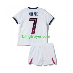 Billige Fotballdrakter Paris Saint-Germain Kylian Mbappé 7 Barn Bortedraktsett 2026/27 Kortermet